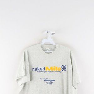 Shirts Vtg University Of Michigan Naked Mile 1998 Shirt Poshmark